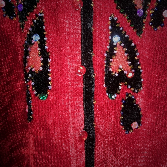 THAT SWEATER Vintage Valentine's Day Sweater. - Picture 4 of 11